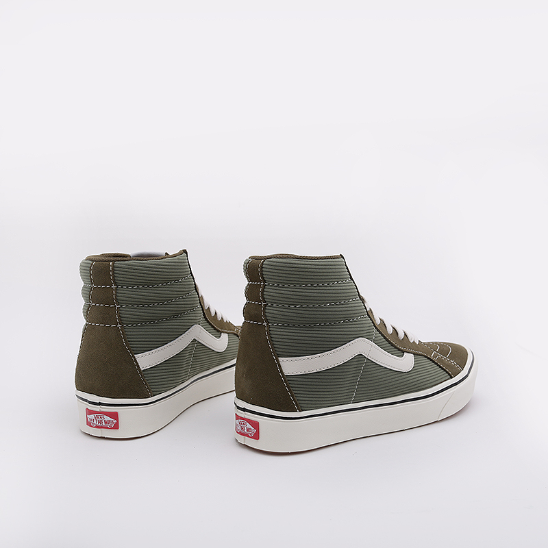 мужские зеленые кеды Vans Comfycush Sk8-Hi VA3WMCVX3M - цена, описание, фото 4